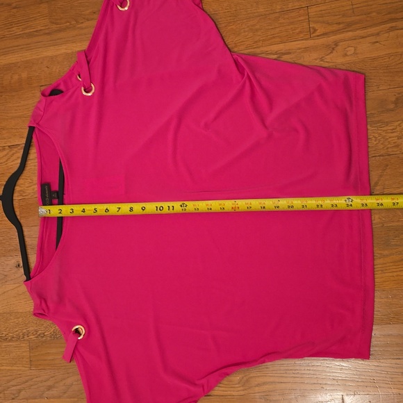 BOLD ELEMENTS BRAND WOMEN'S PINK OPEN ARM BLOUSE TOP SIZE XL - Picture 11 of 14